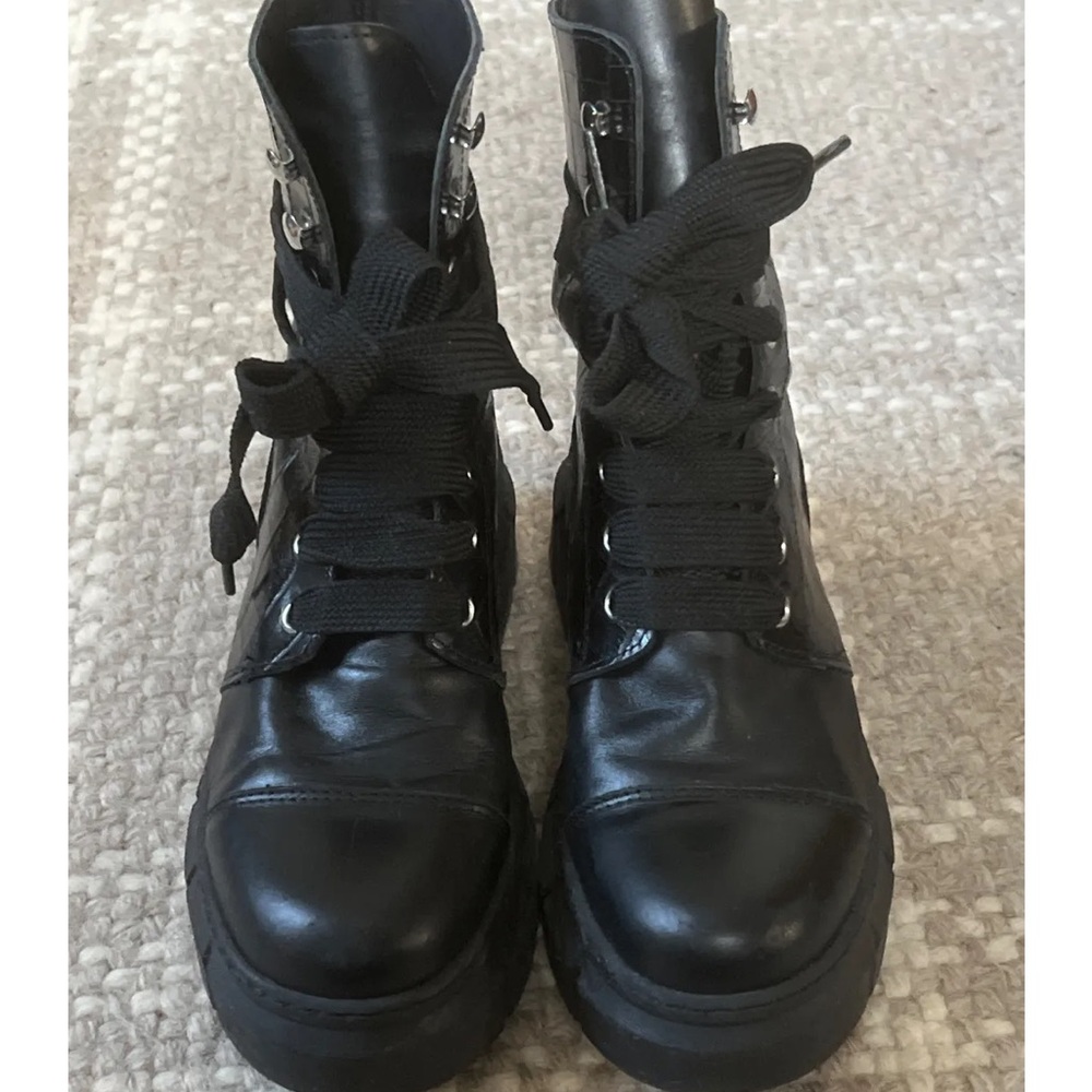 ALOHAS Leather CAN CAN Boots SZ 6 EUR 36
